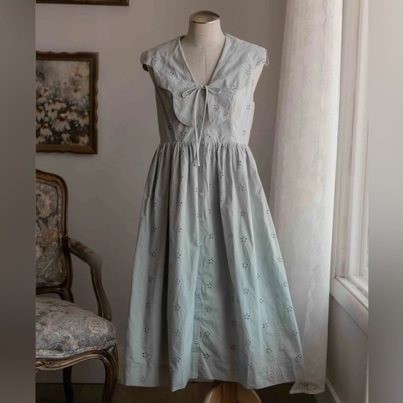 Blue prairie dress from Dahl - Picture 3 of 10